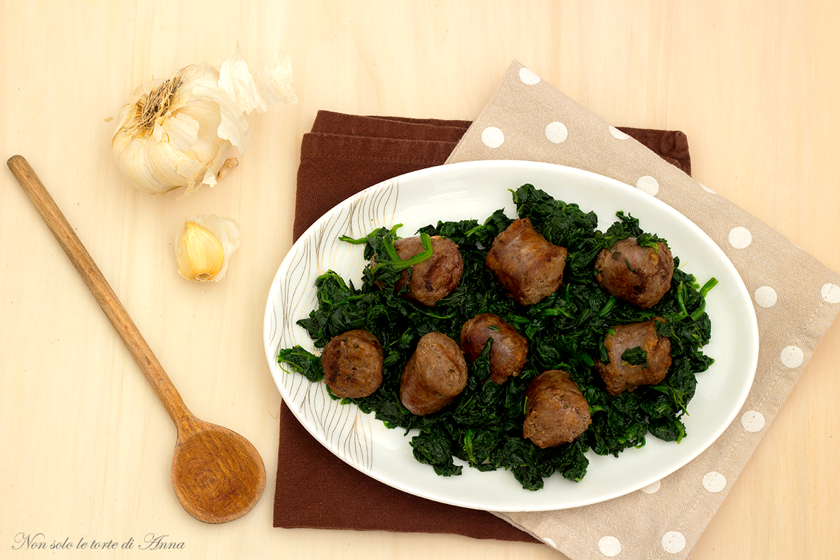 Salchichas con verduras variadas