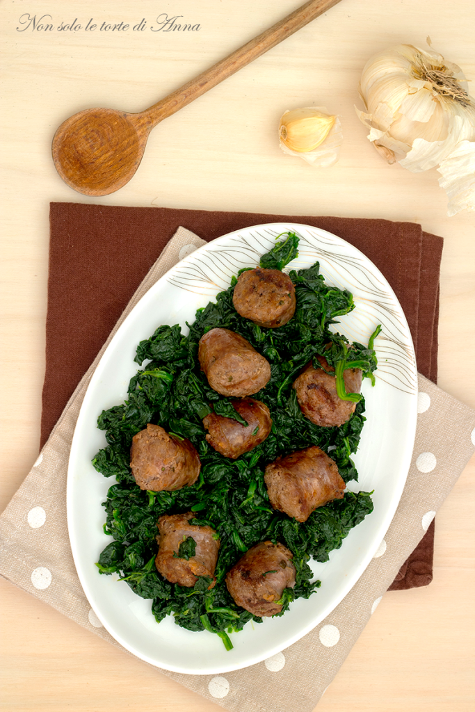 salchichas con verduras