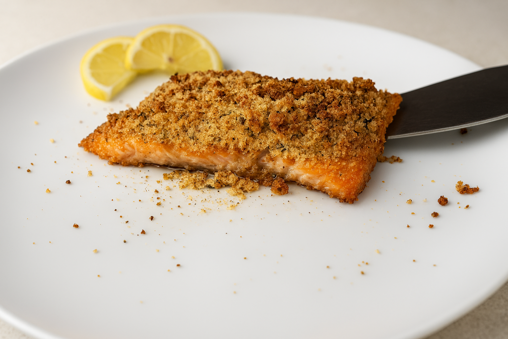 salmón en freidora de aire