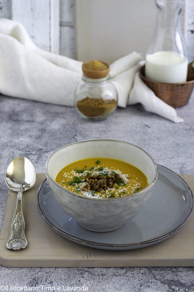 sopa de calabaza tailandesa