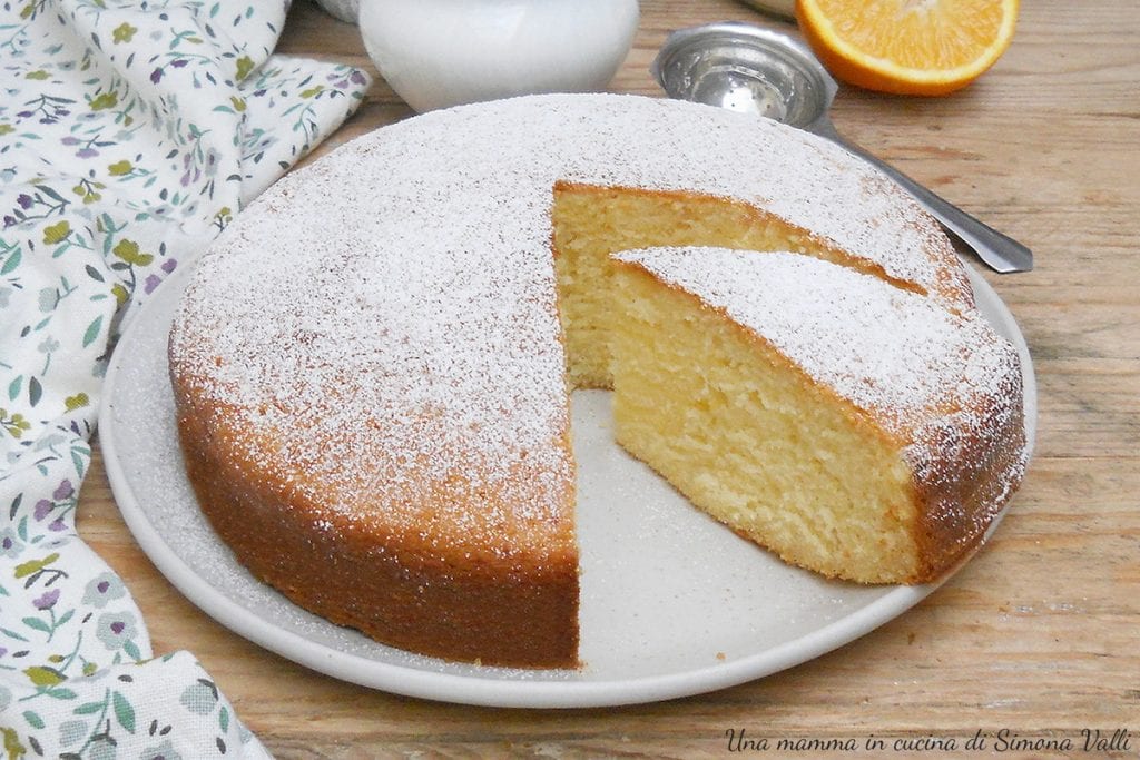 tarta 5 minutos yogur y naranja