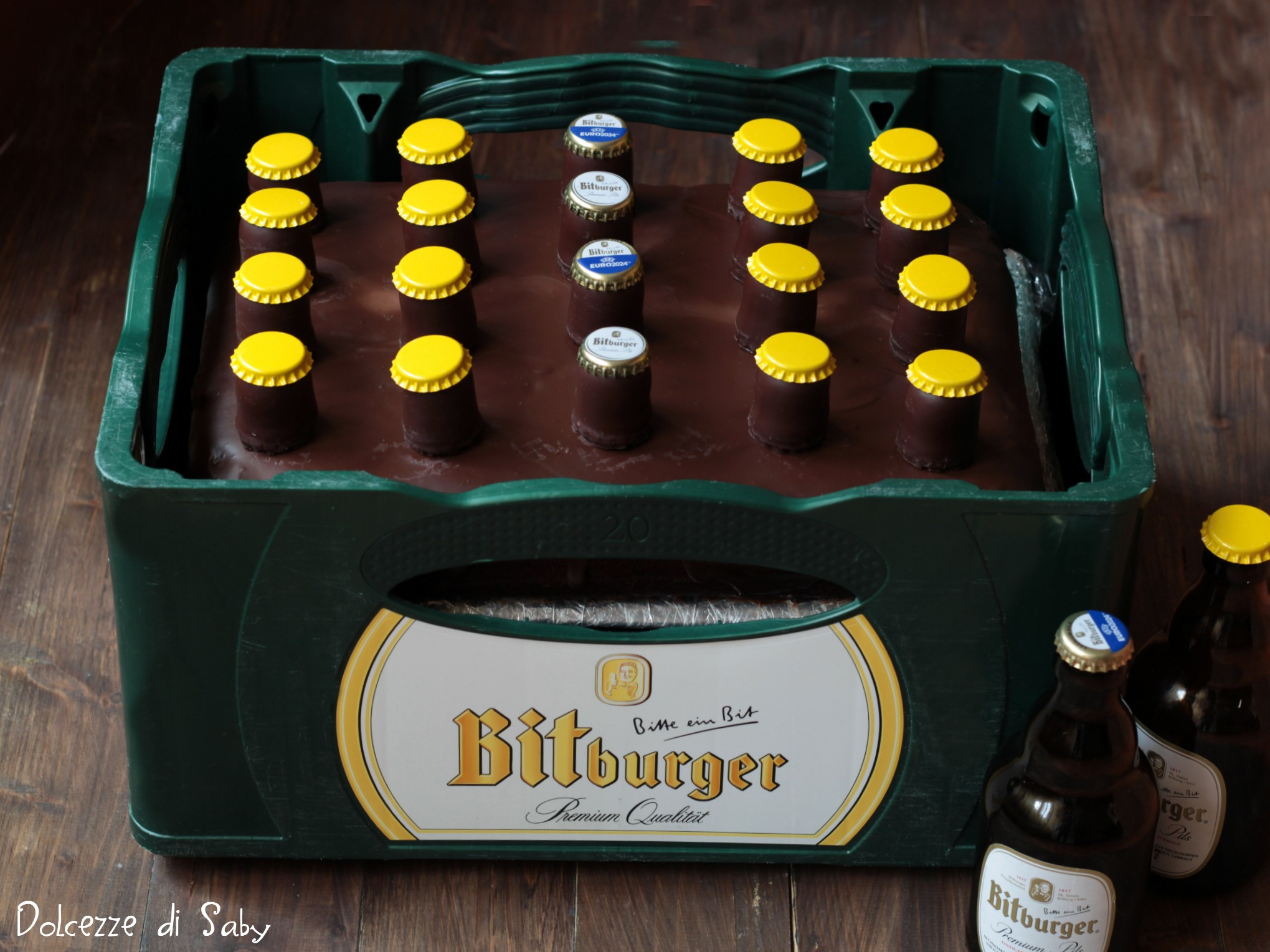 Tarta de cerveza y chocolate