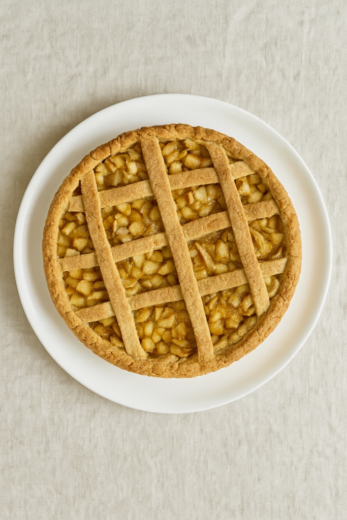 tarta de manzana en freidora de aire