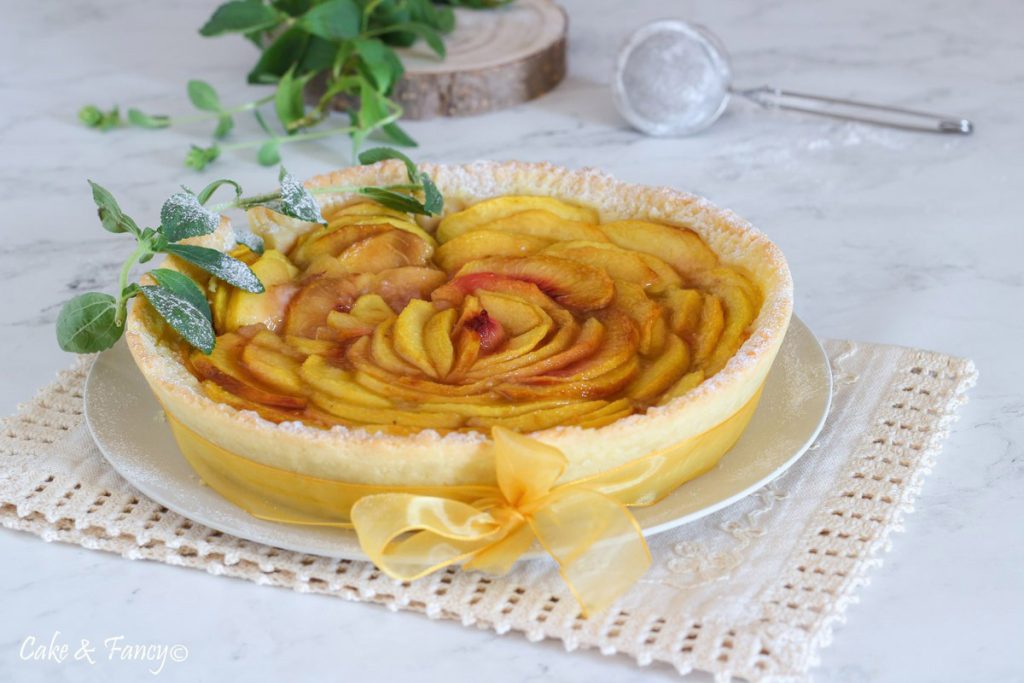 Tarta de melocotones