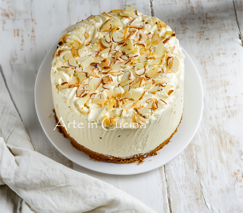 Tarta fría de almendras