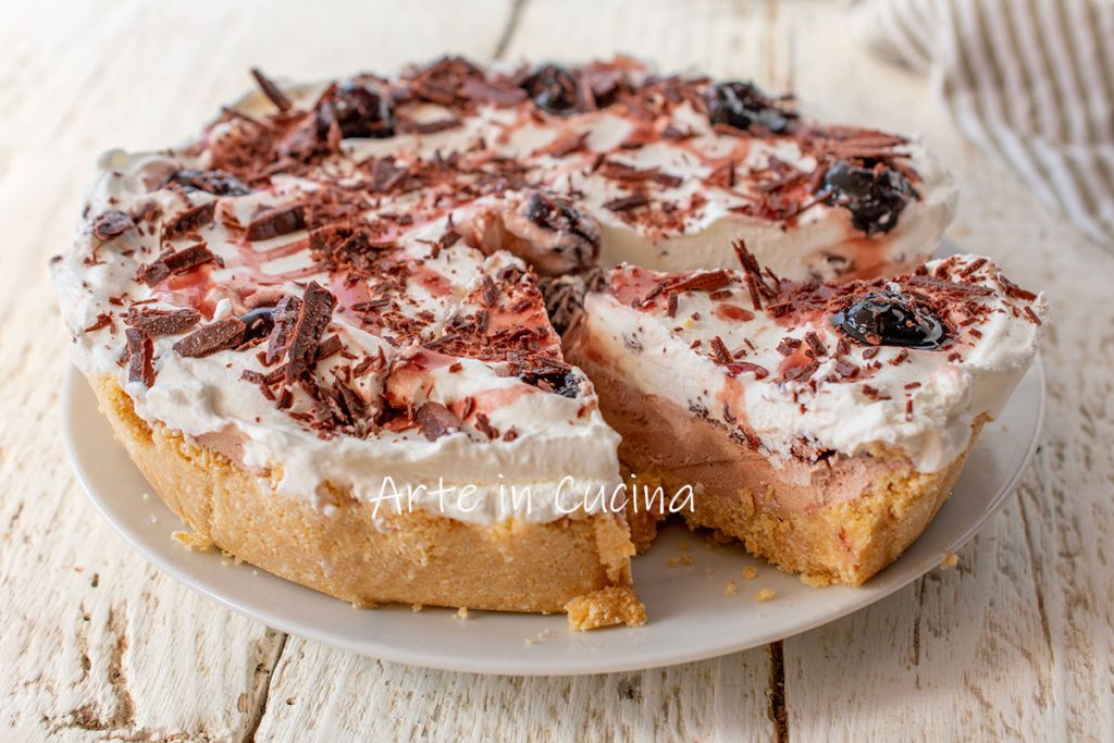 Tarta fría selva negra