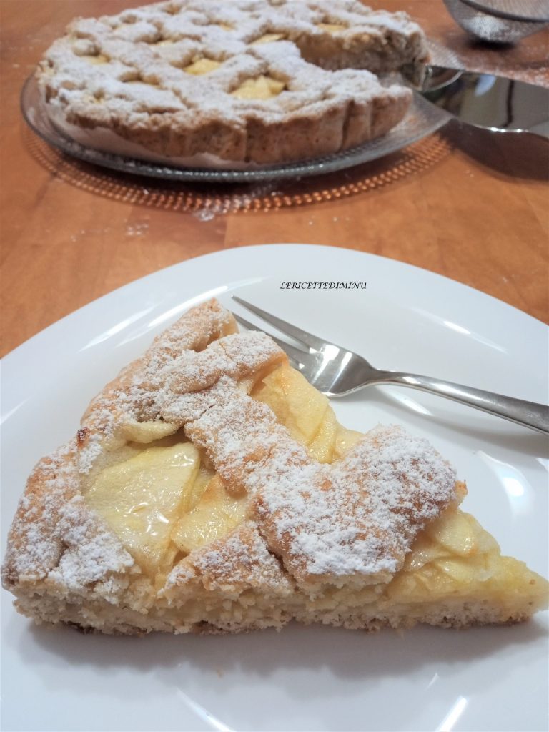 Tarta semi integral con manzanas