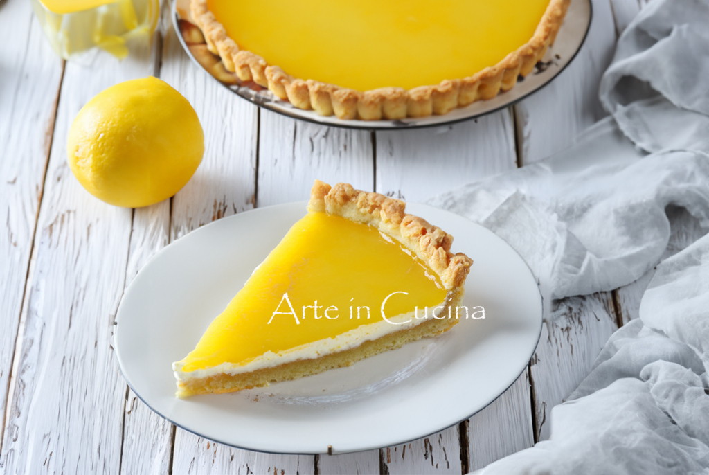 Tarta de limón con ricotta