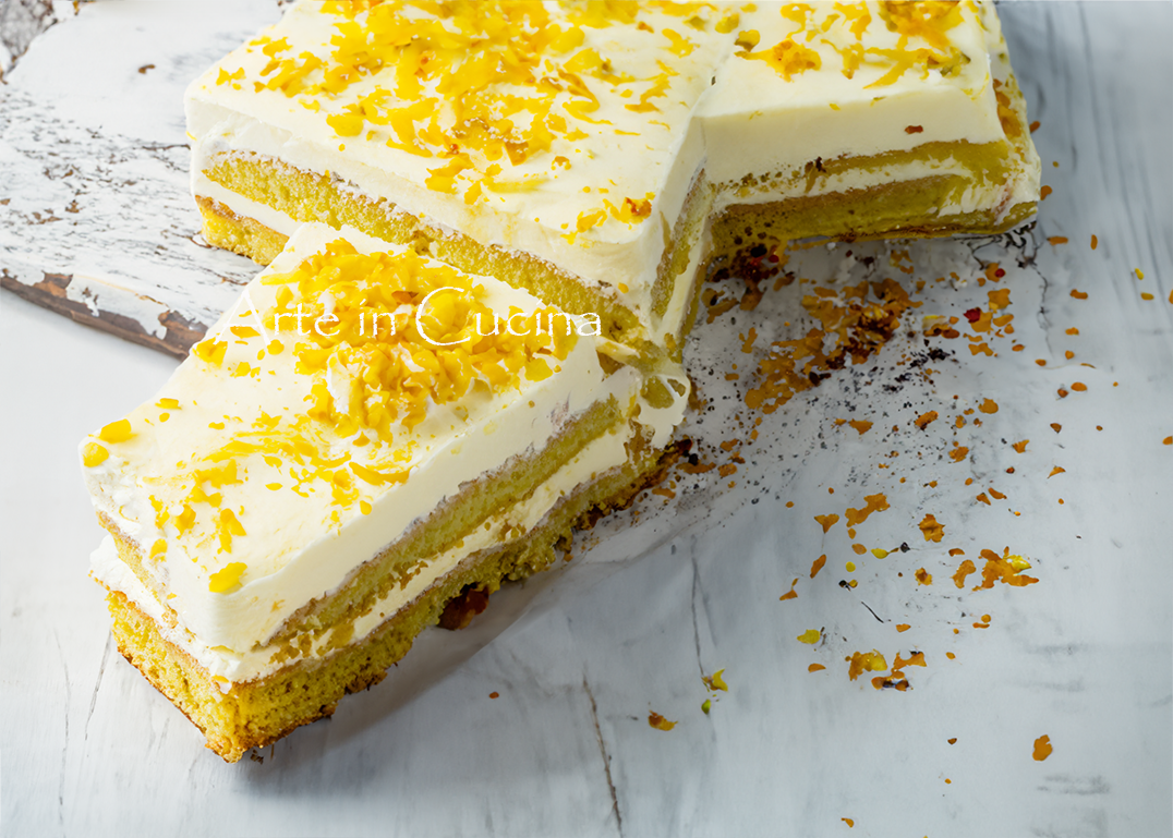 Tarta semifría de limón