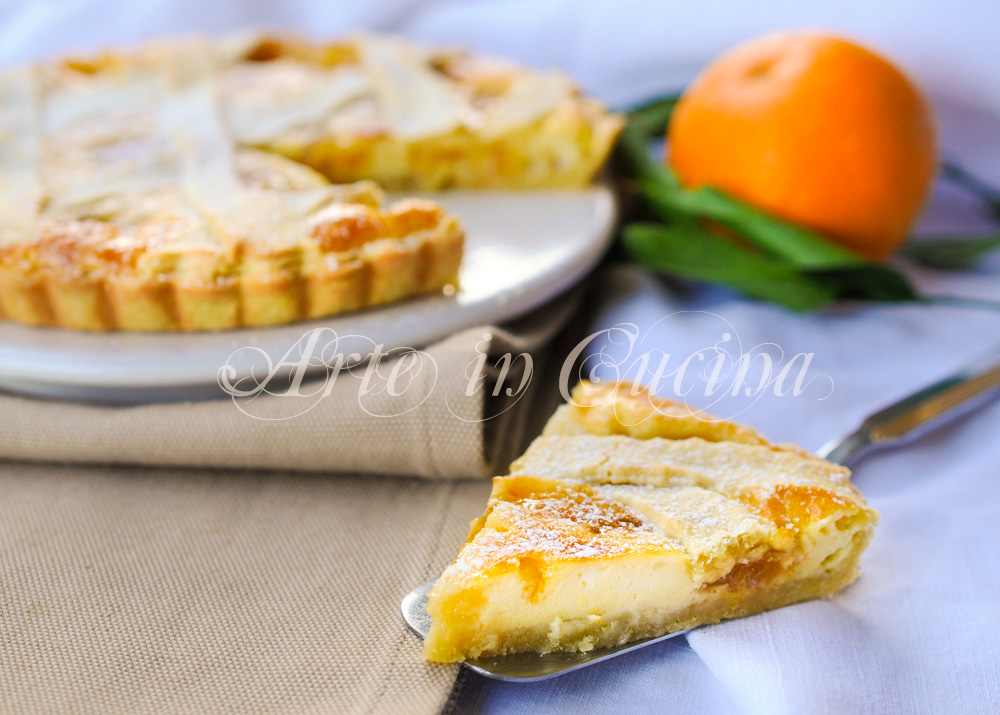 Tarta de mascarpone y mermelada de naranjas