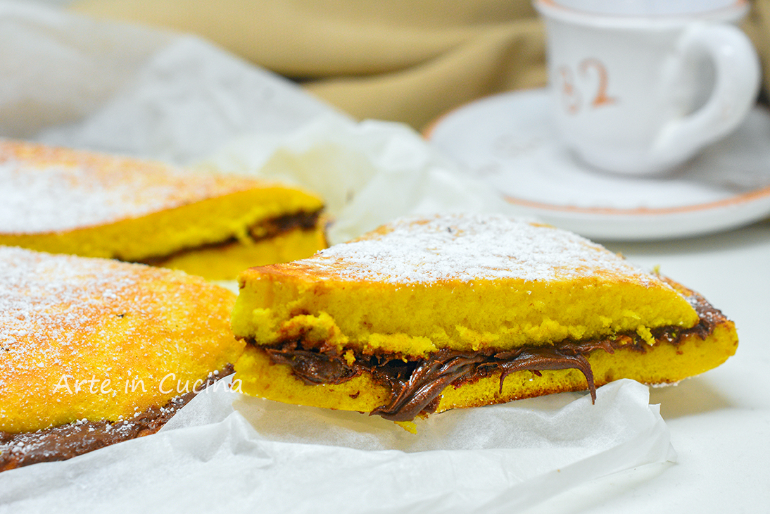 TARTA DE TORTITAS con NUTELLA sin mantequilla rápida