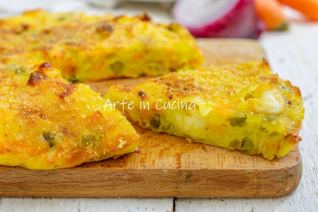 tarta de verduras fácil y rápida