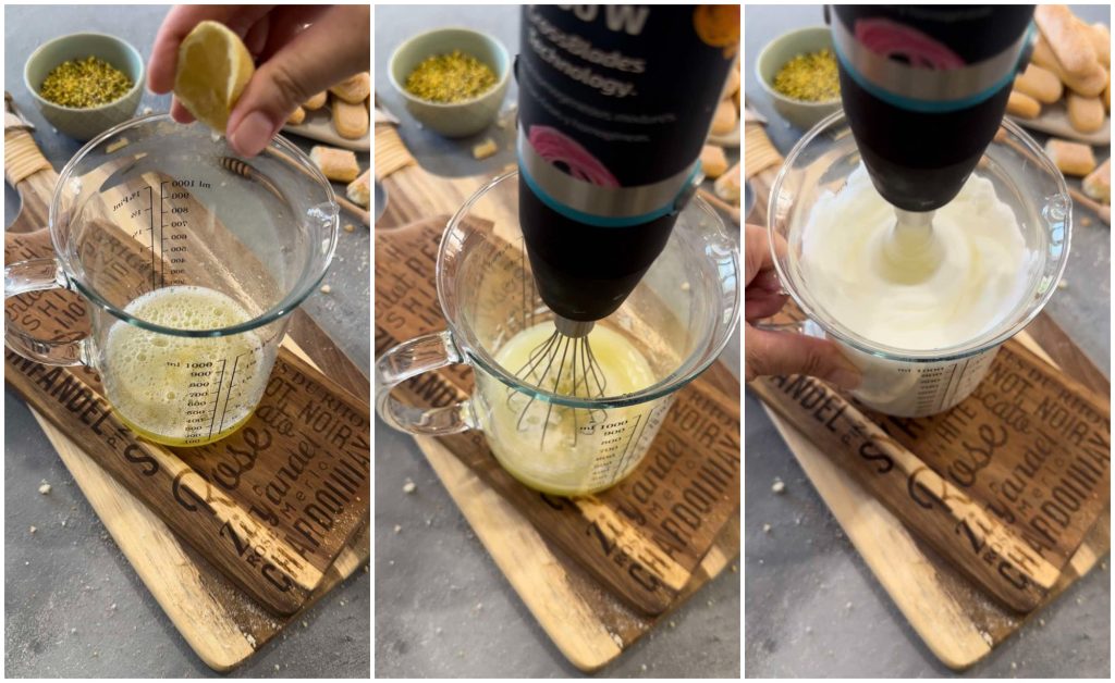 tiramisú al pistacho receta