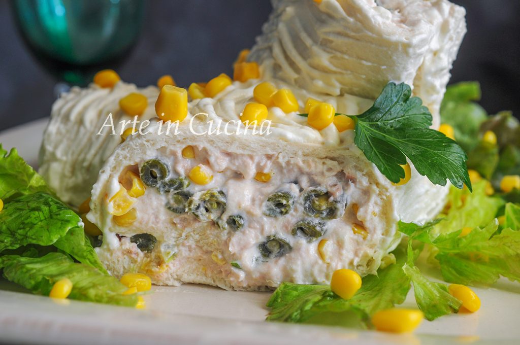 Tronco salado al atún receta rápida vickyart arte en cocina