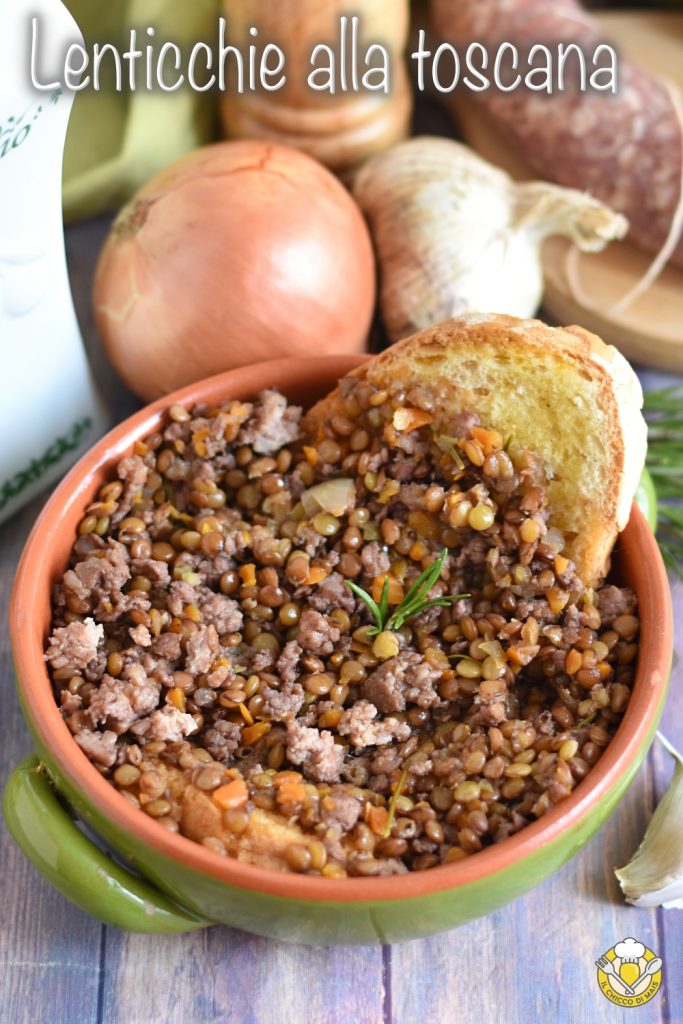 v_ lentejas a la toscana con salchicha receta sopa de lentejas con salchicha desmenuzada il chicco di mais