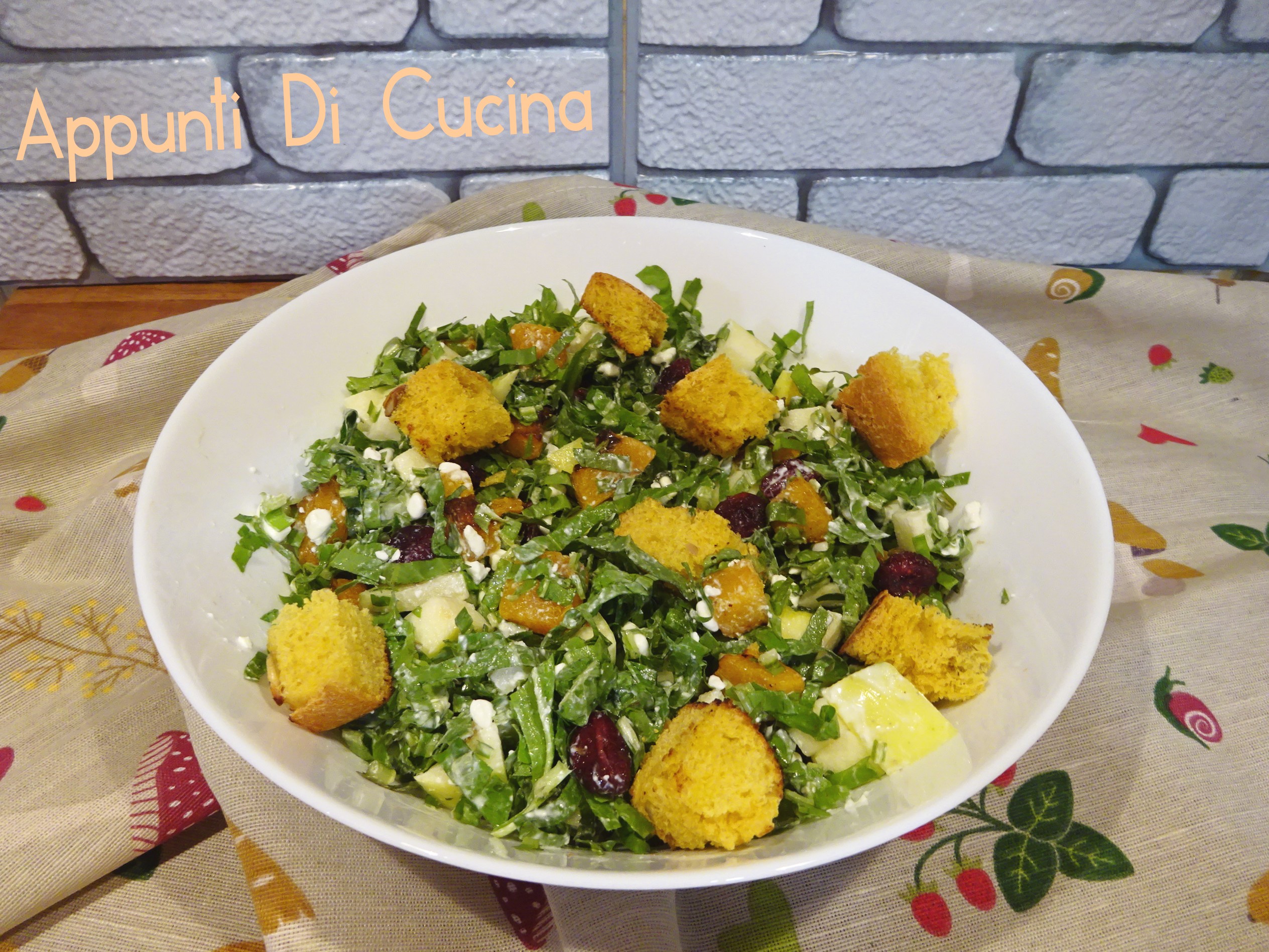 ENSALADA DE CALABAZA Y REQUESÓN