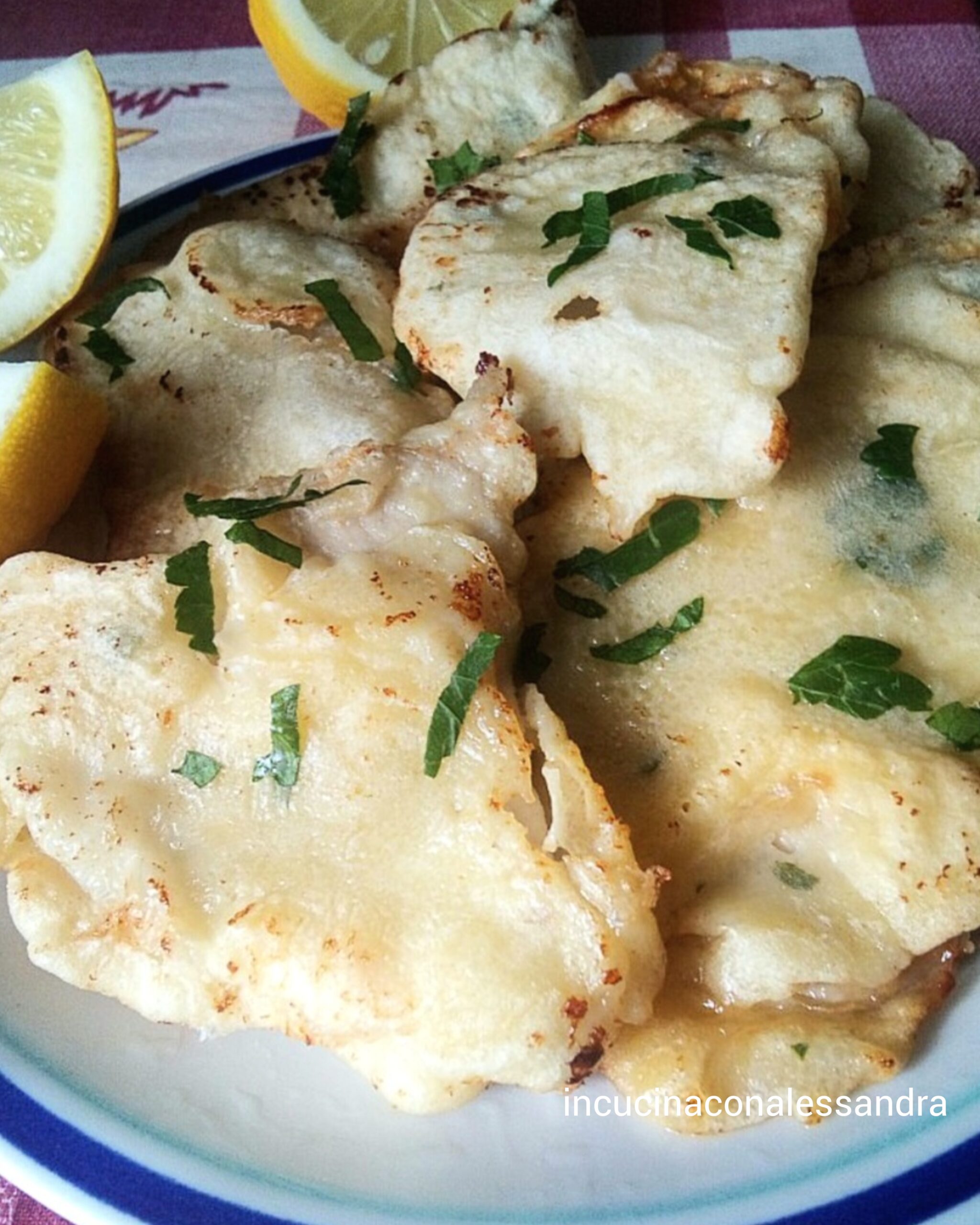Filetes de cerdo en tempura