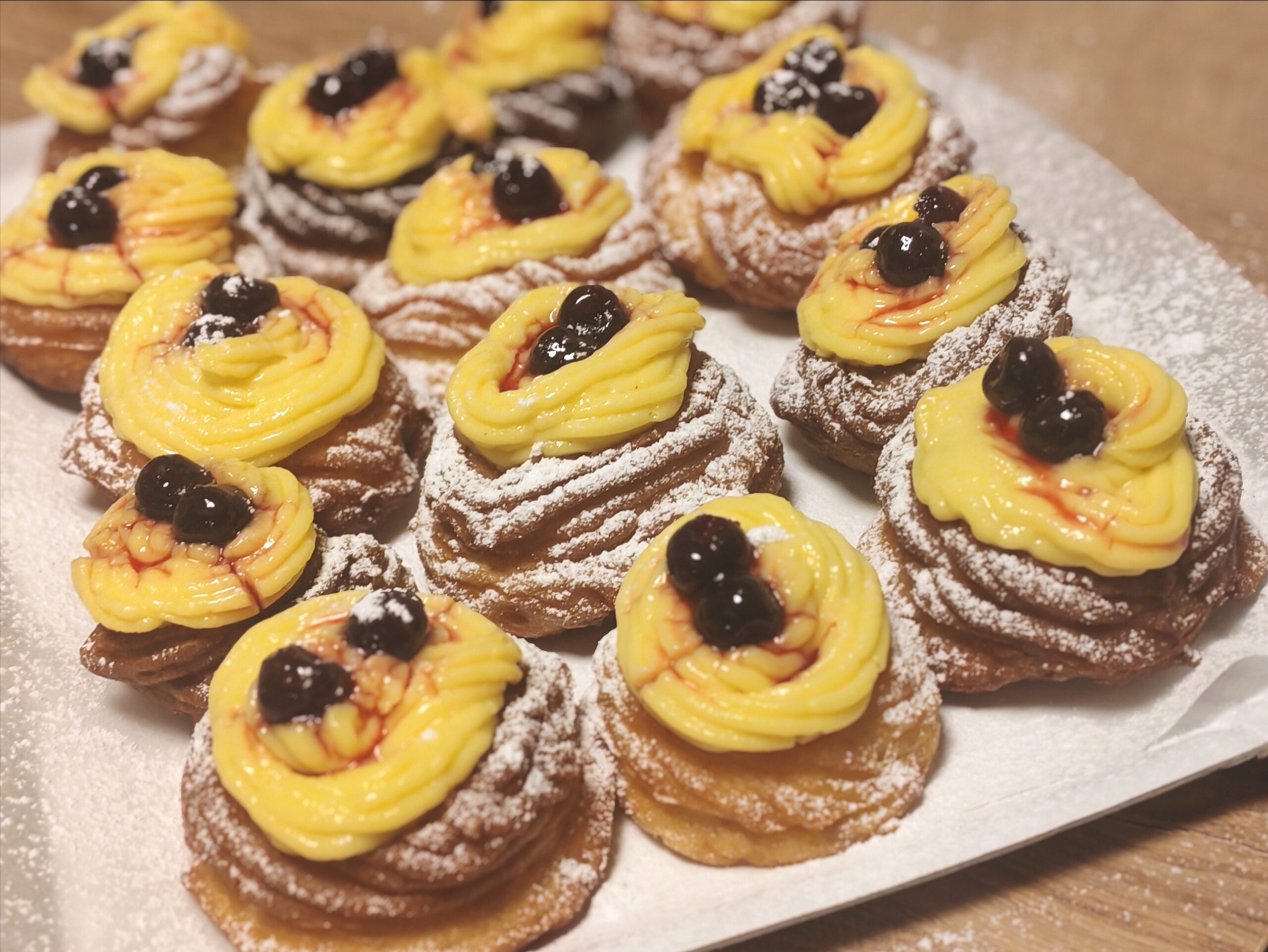 Zeppole de San José fritas