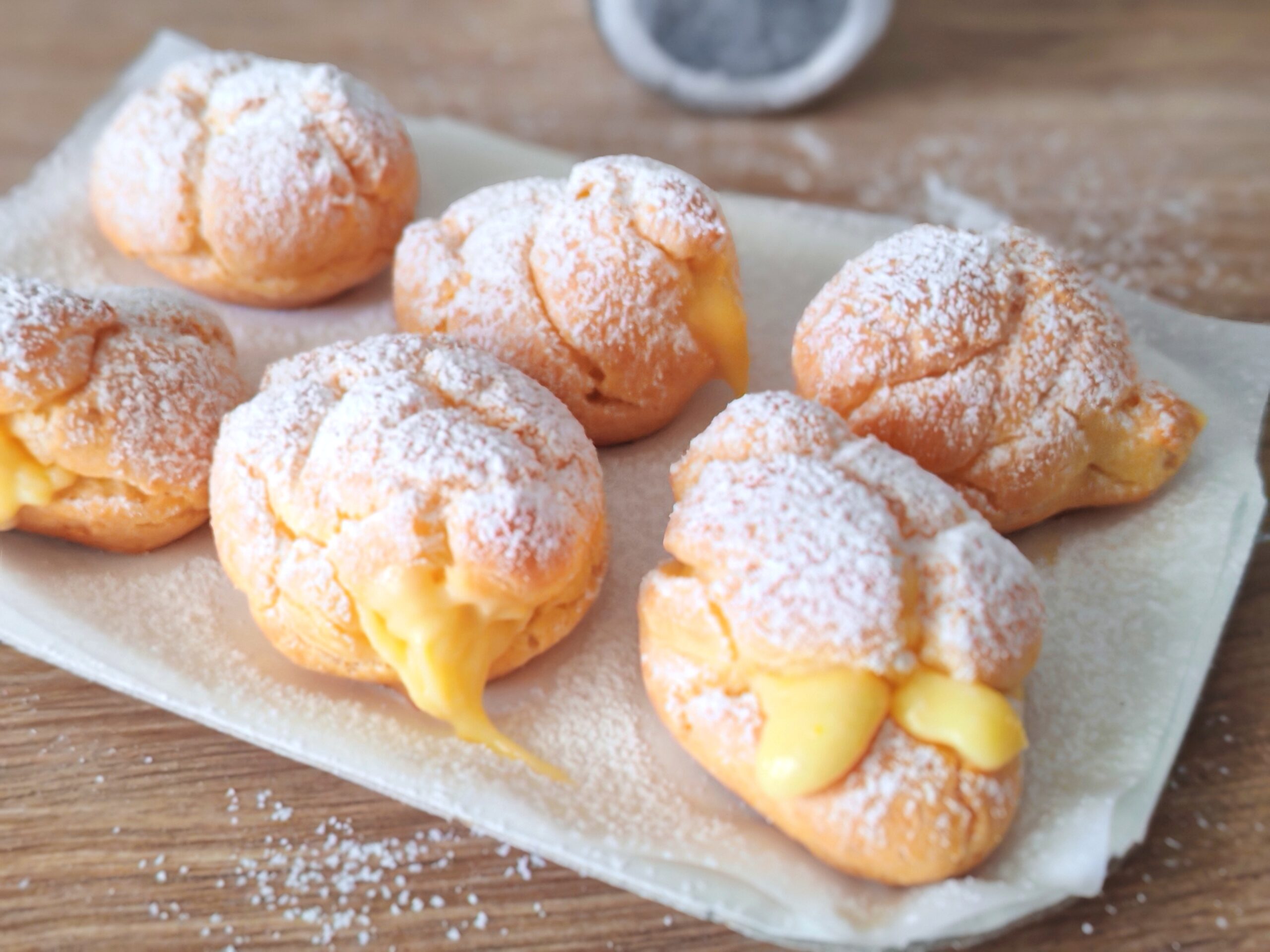 Buñuelos a la crema
