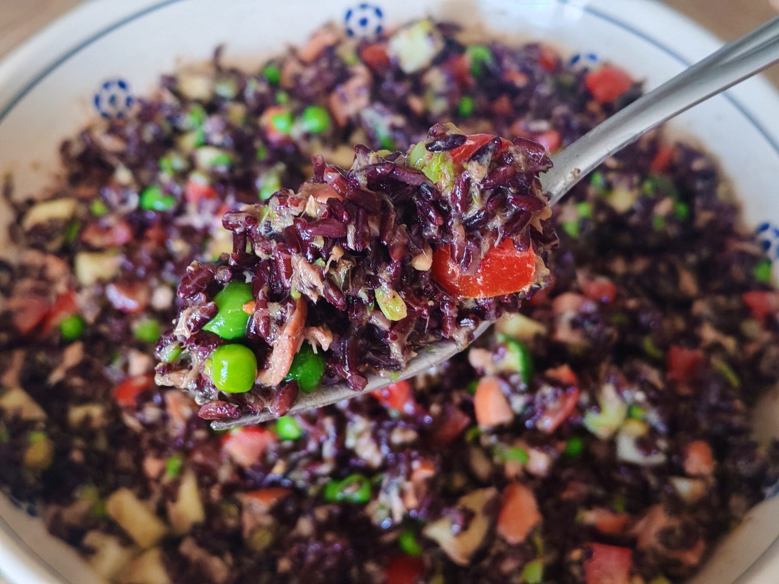 Ensalada de arroz negro