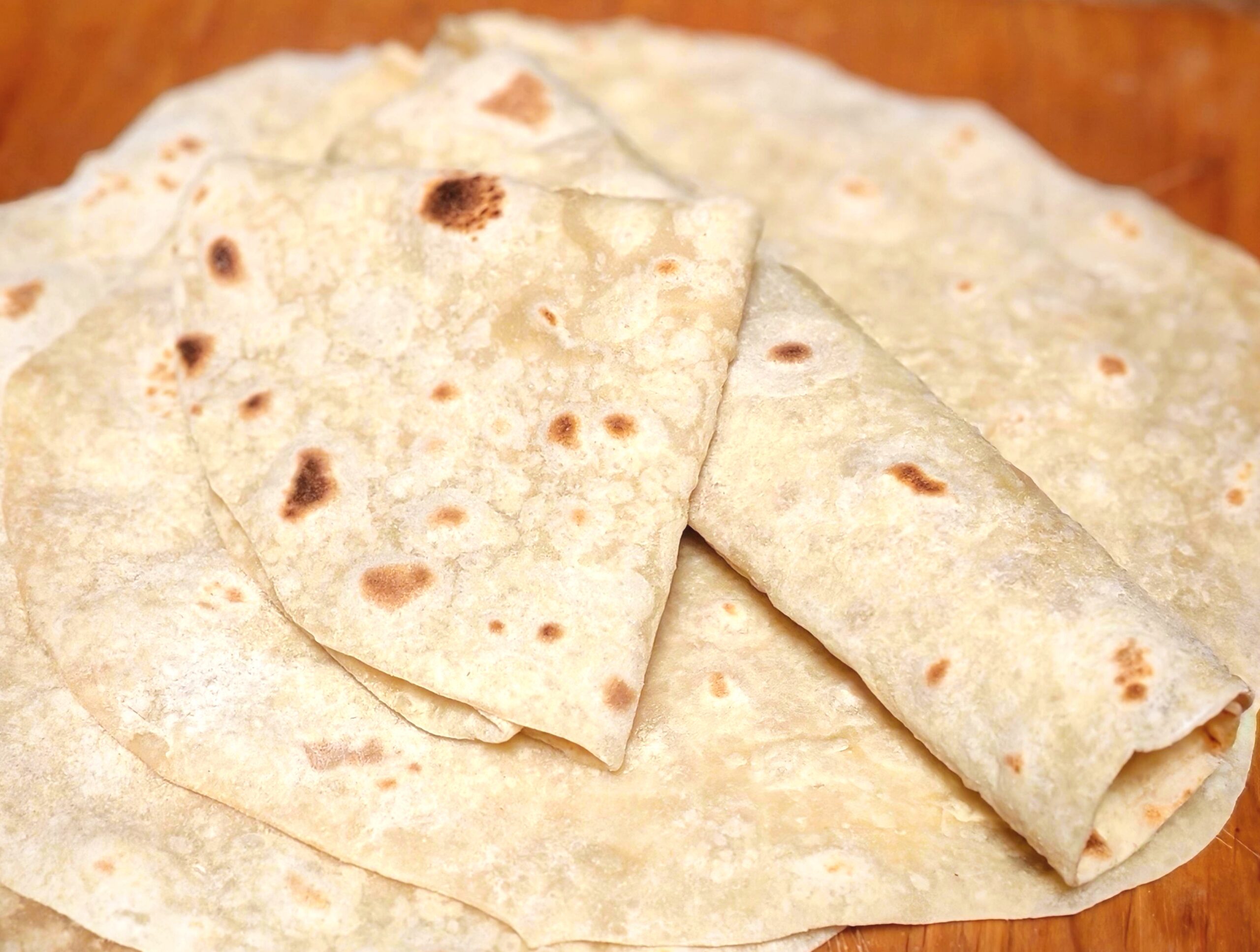 Tortilla mexicana de trigo