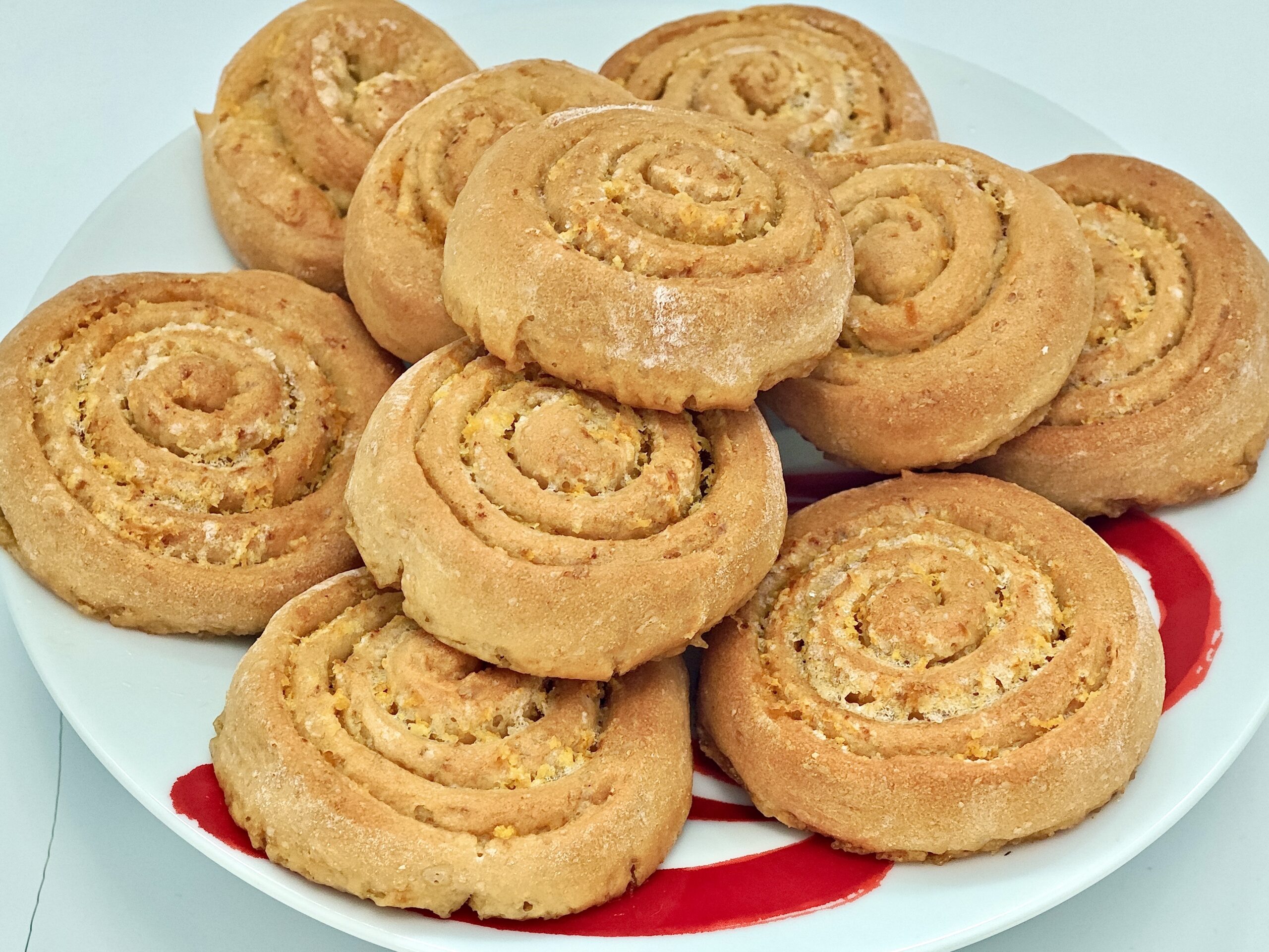 Rollitos veganos de Carnaval: esponjosos y fragantes, receta fácil
