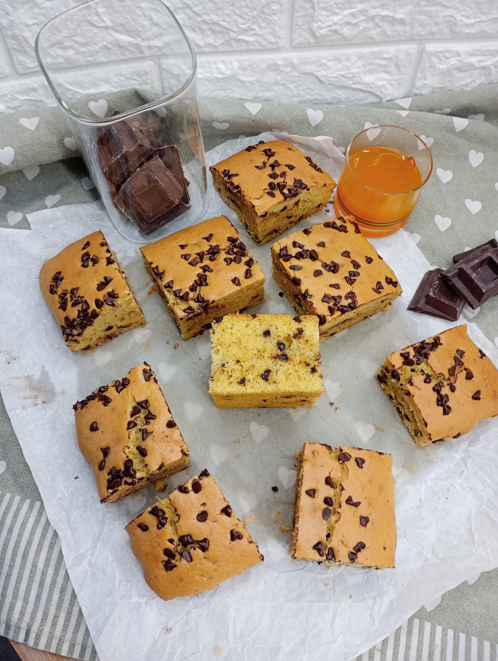 Tarta de naranja y chocolate