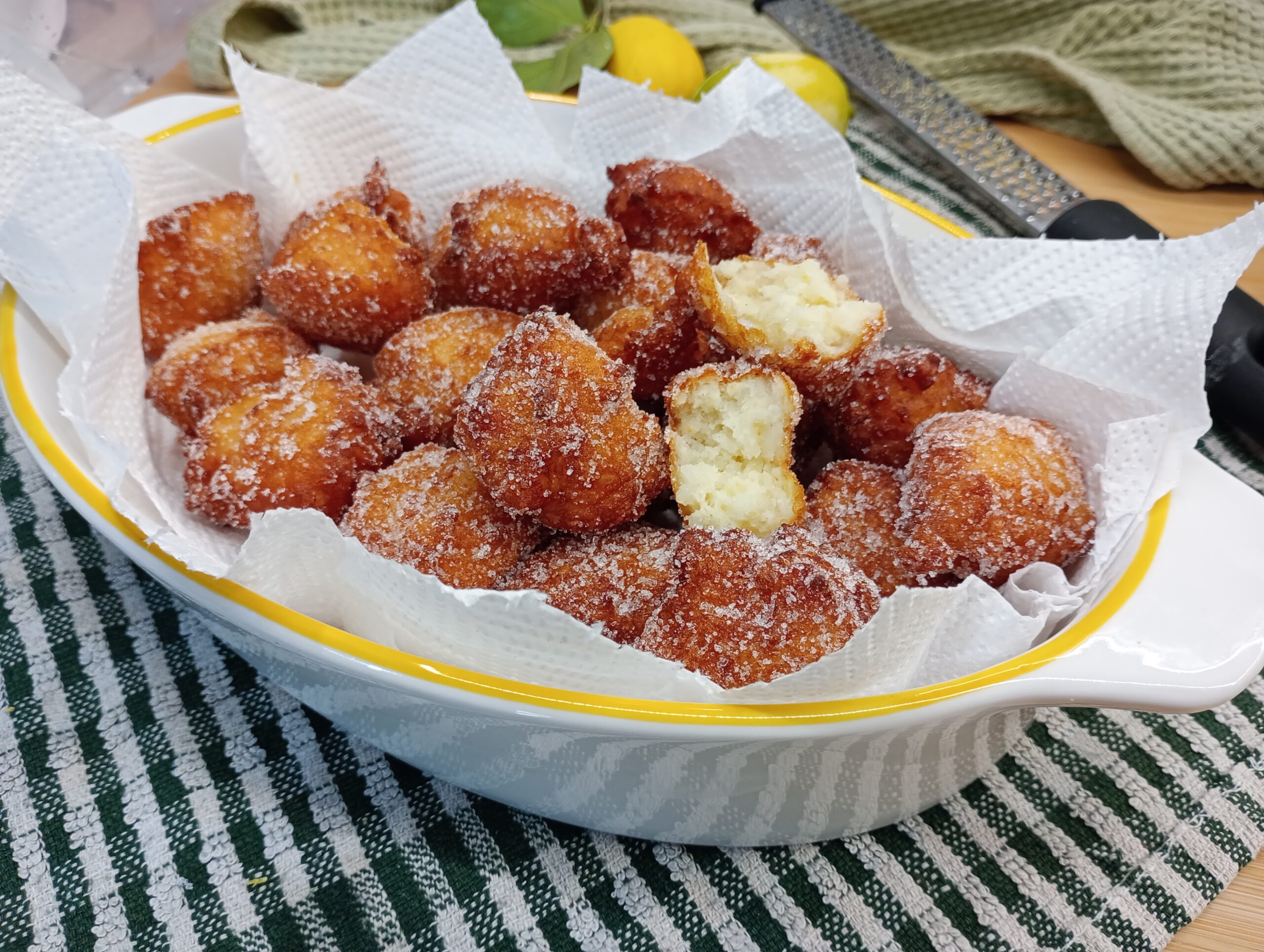 Buñuelos de arroz sin gluten