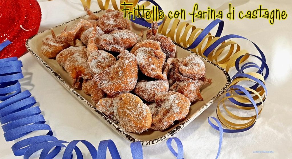 Buñuelos con harina de castañas