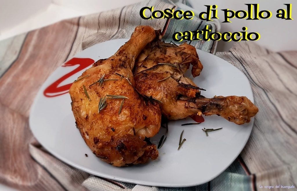 Muslos de pollo al papillote
