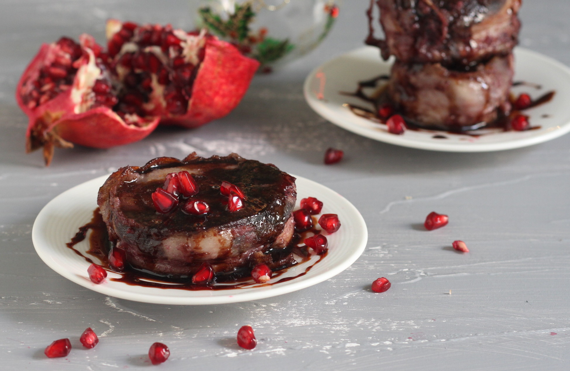 Solomillo de cerdo con salsa de vino