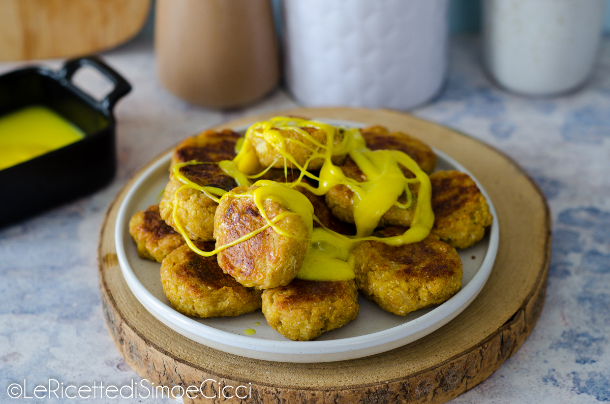 Albóndigas de coliflor cruda al horno o en freidora de aire