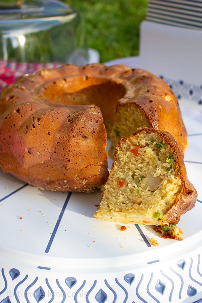 Babá vegetariano espárragos y guisantes