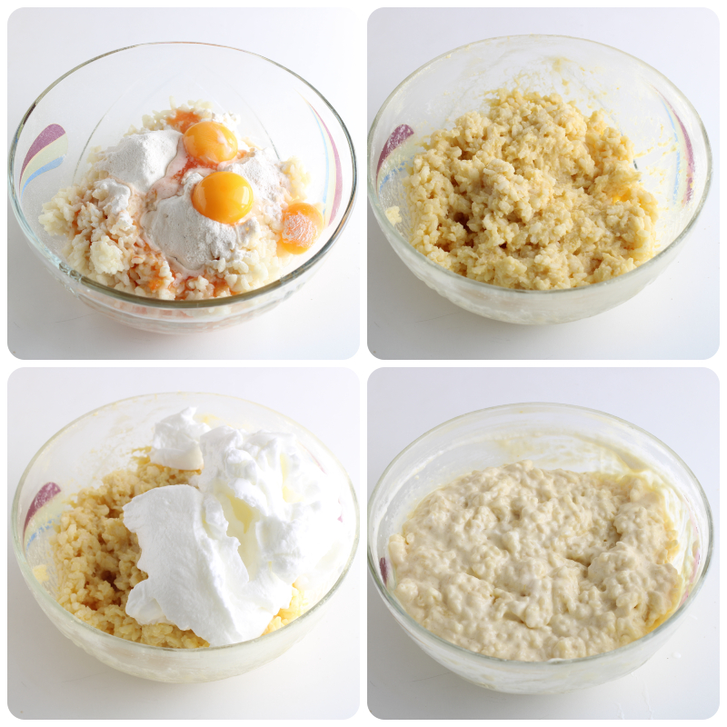 masa para buñuelos de arroz