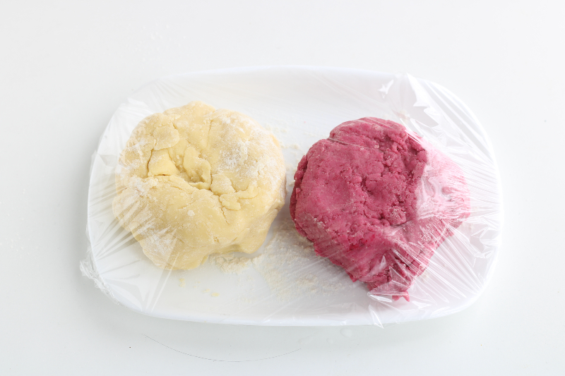 masa de galleta para candy cane