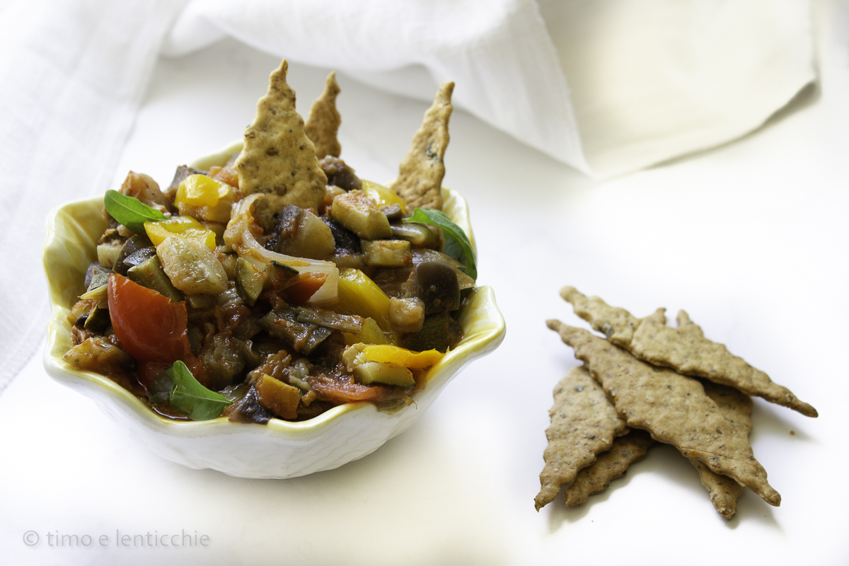 Caponata sencilla de verduras