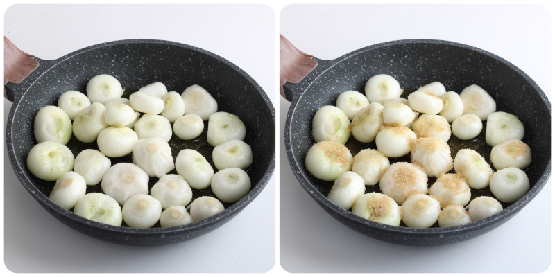 cebollas en agridulce