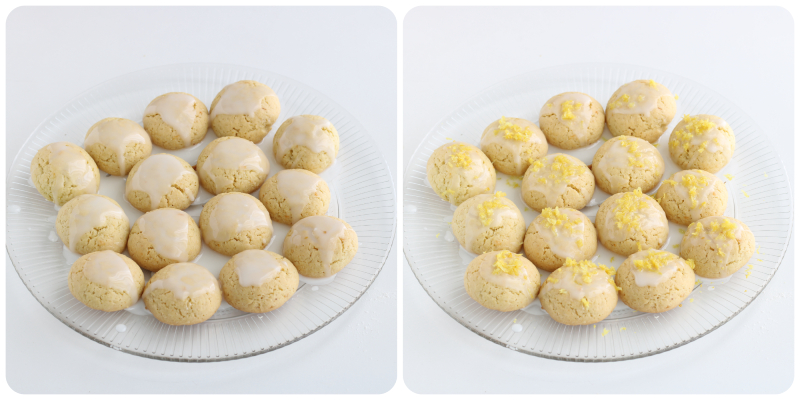 galletas de limón con glaseado