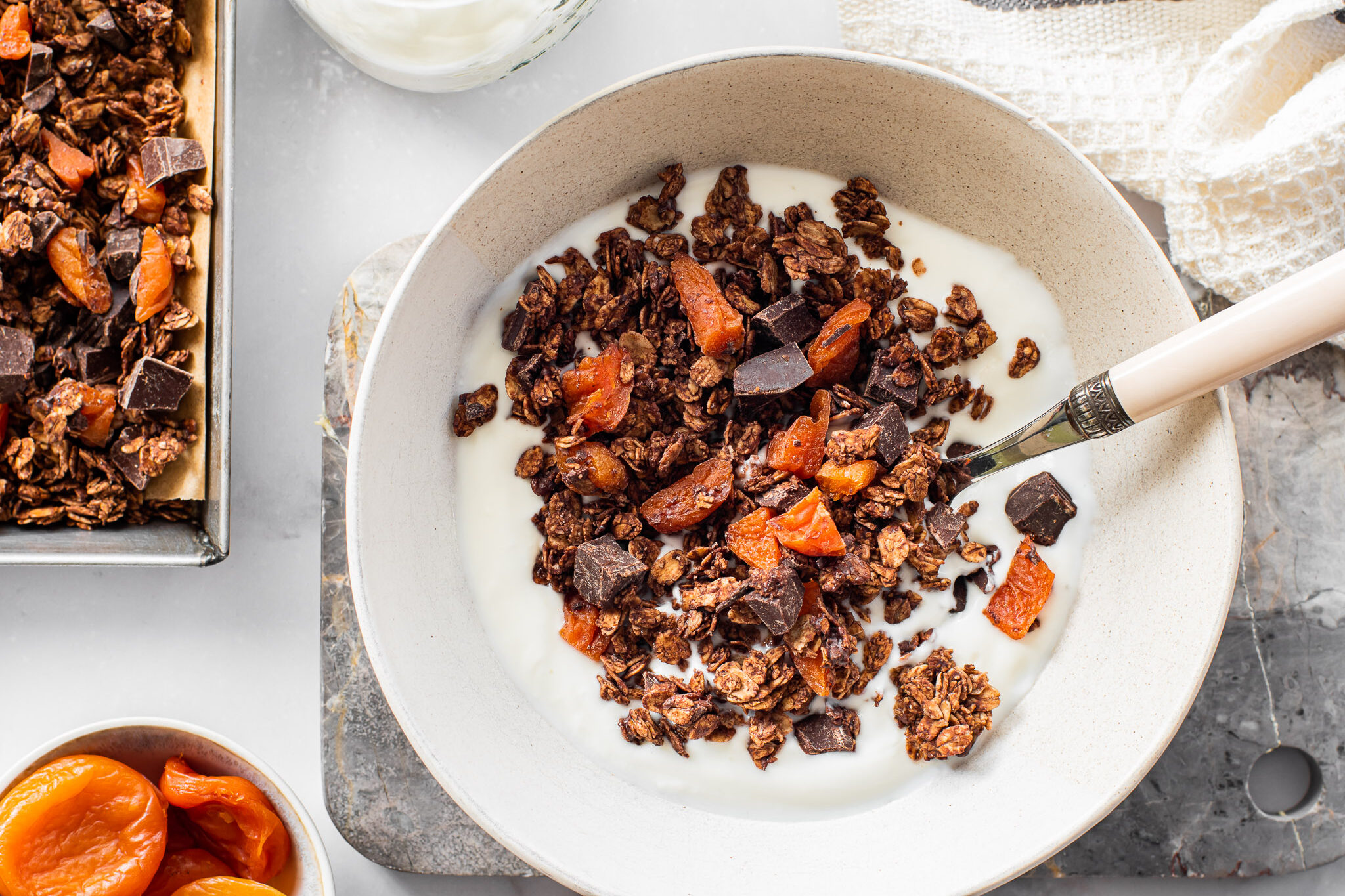 Granola crujiente hecha en casa