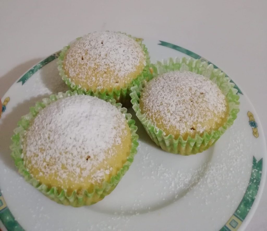 muffin con jarabe de arce