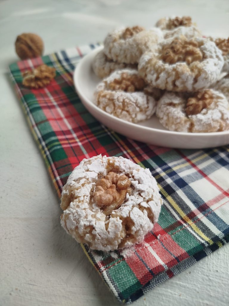 Galletas blandas con nueces