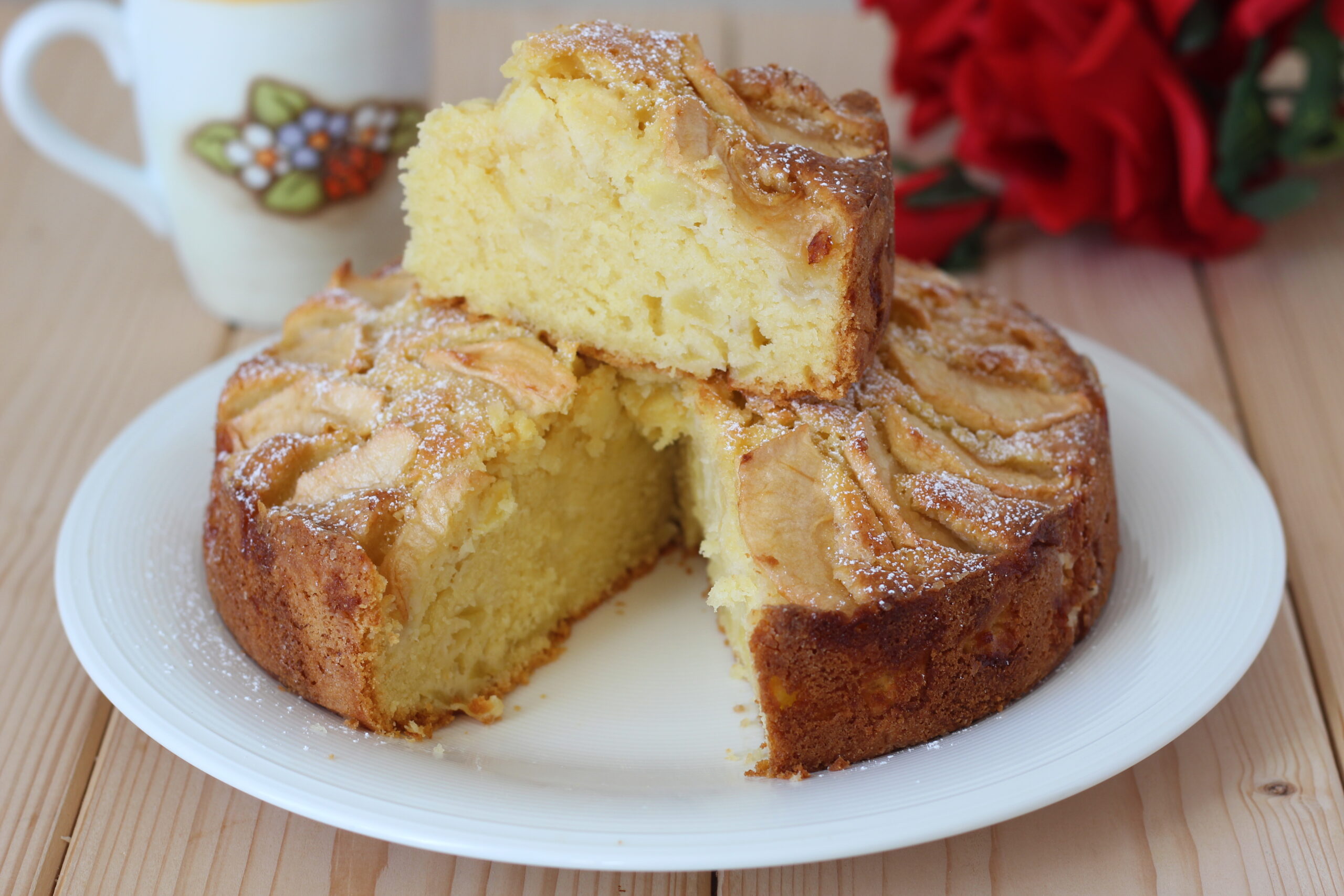 Tarta de manzana y mascarpone
