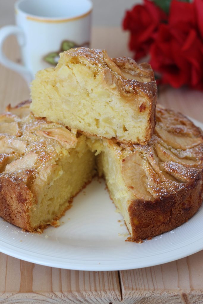 tarta de manzana y mascarpone