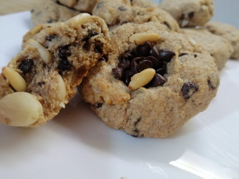 Galletas integrales sin huevo con frutos secos