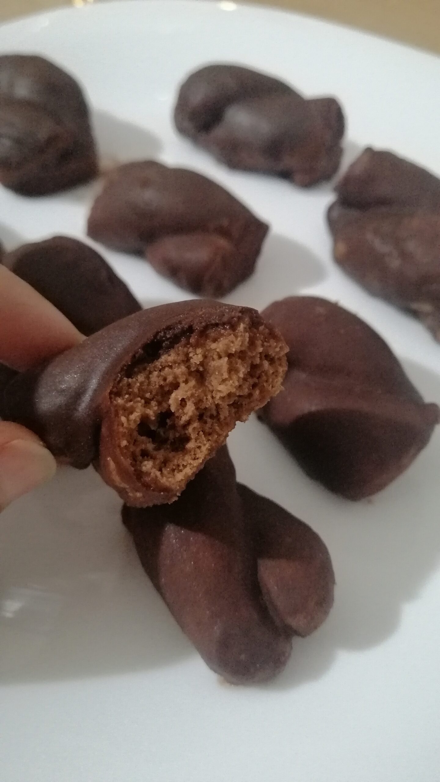 Galletas de chocolate glaseadas