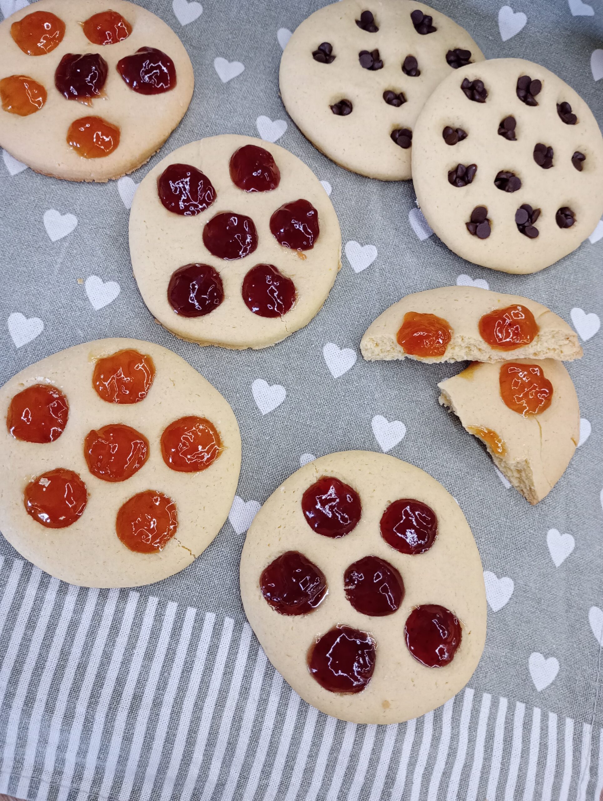 Galletas grandes a lunares