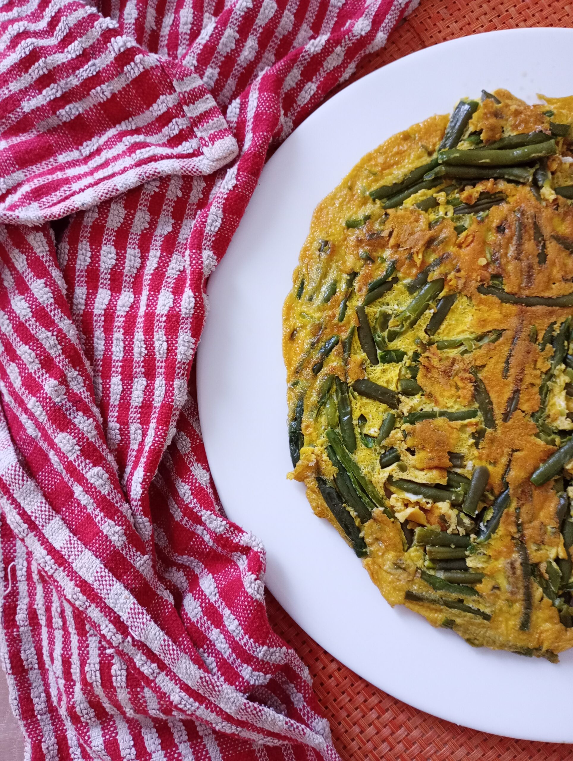 Tortilla de judías verdes