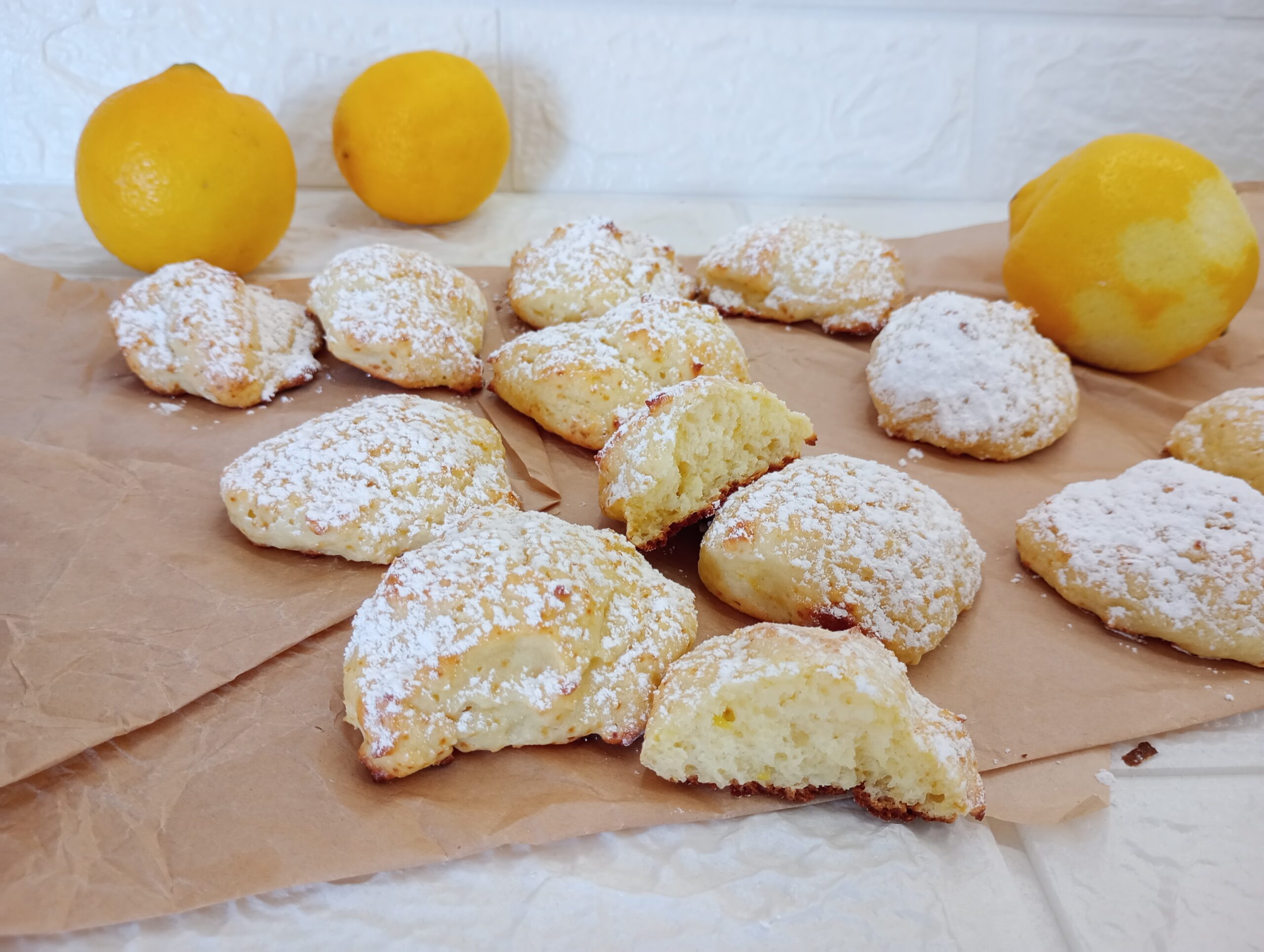 Galletas de requesón y limón