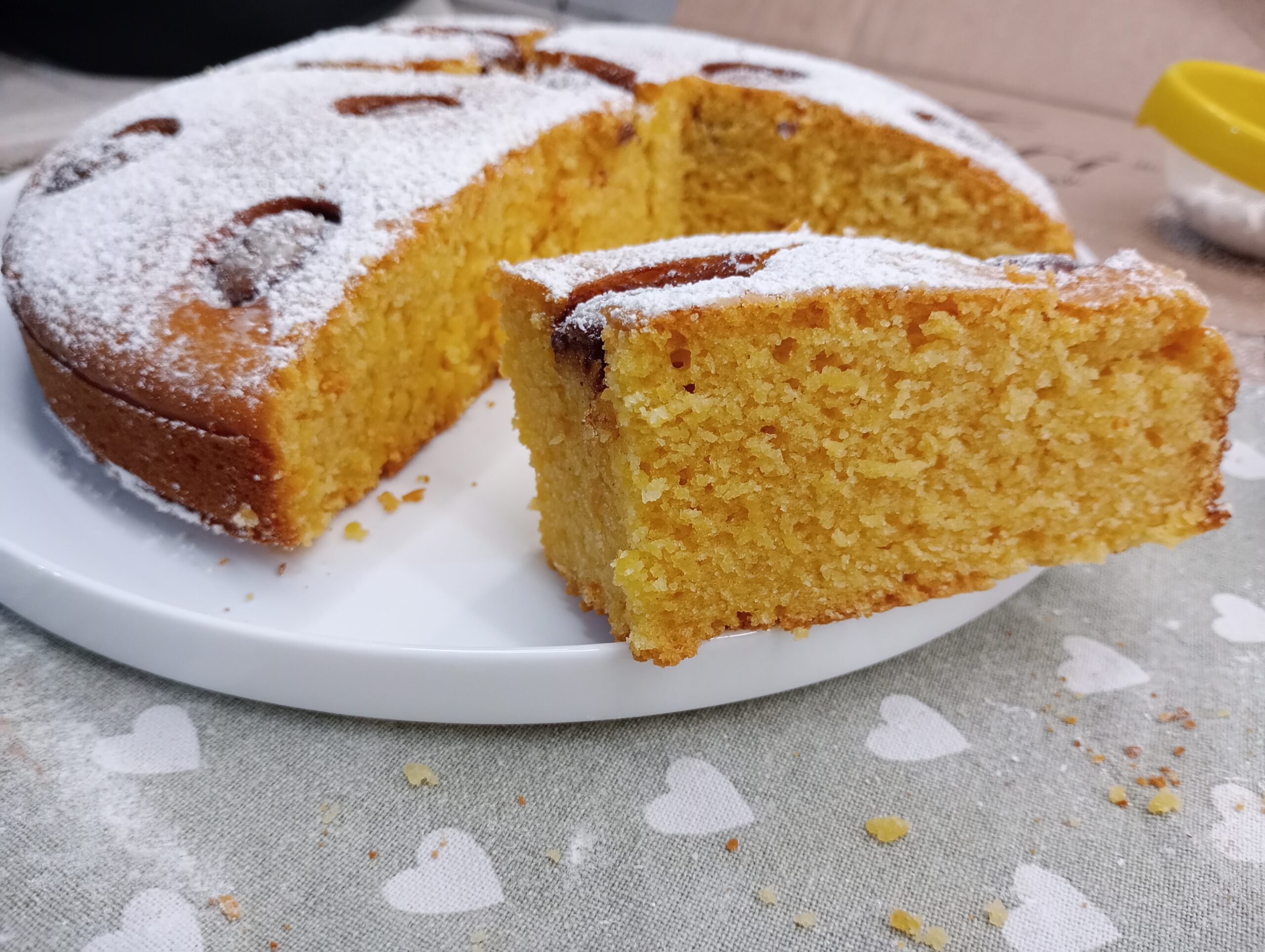 Tarta de naranja suave