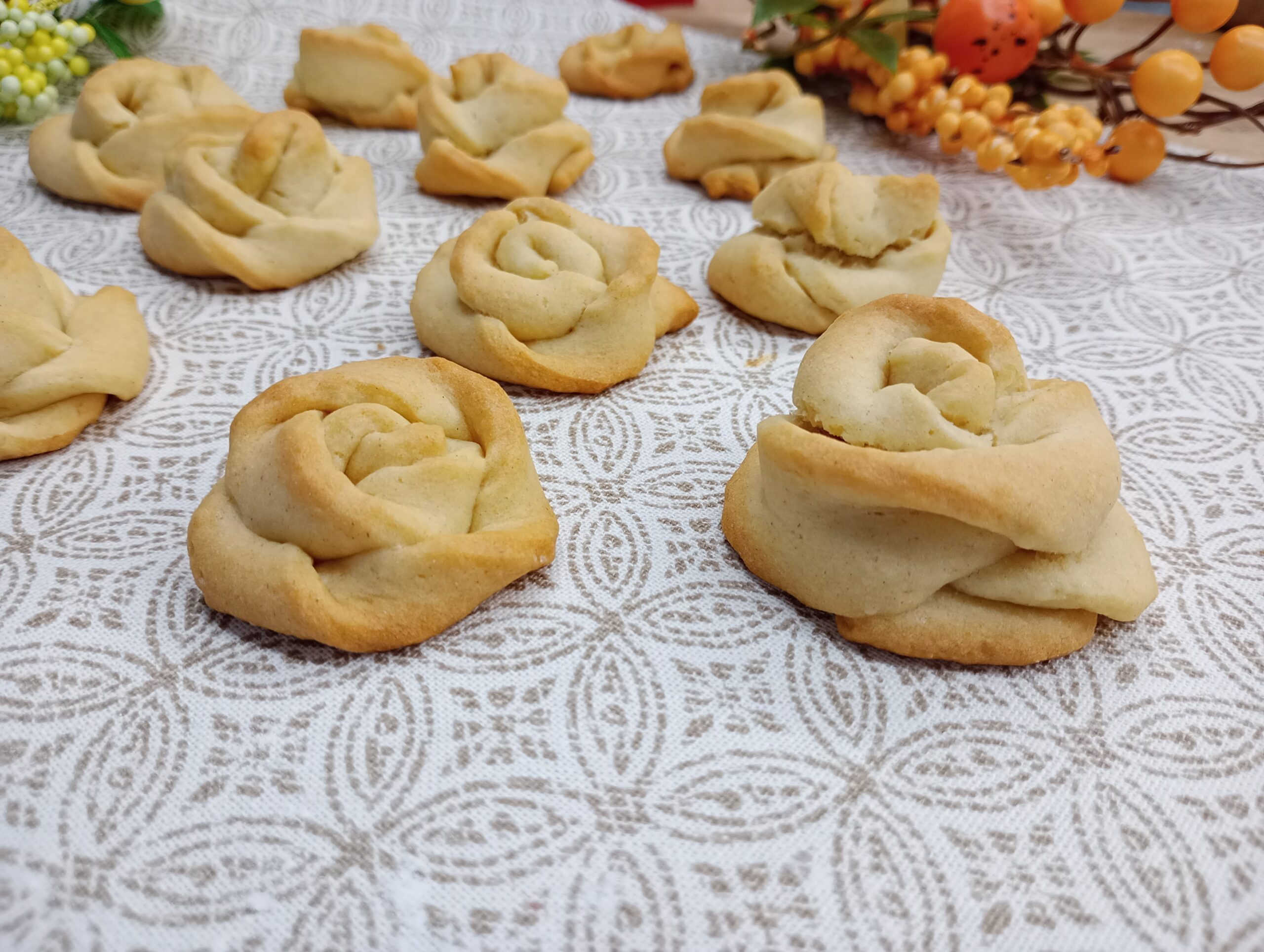 Rosas de masa quebrada